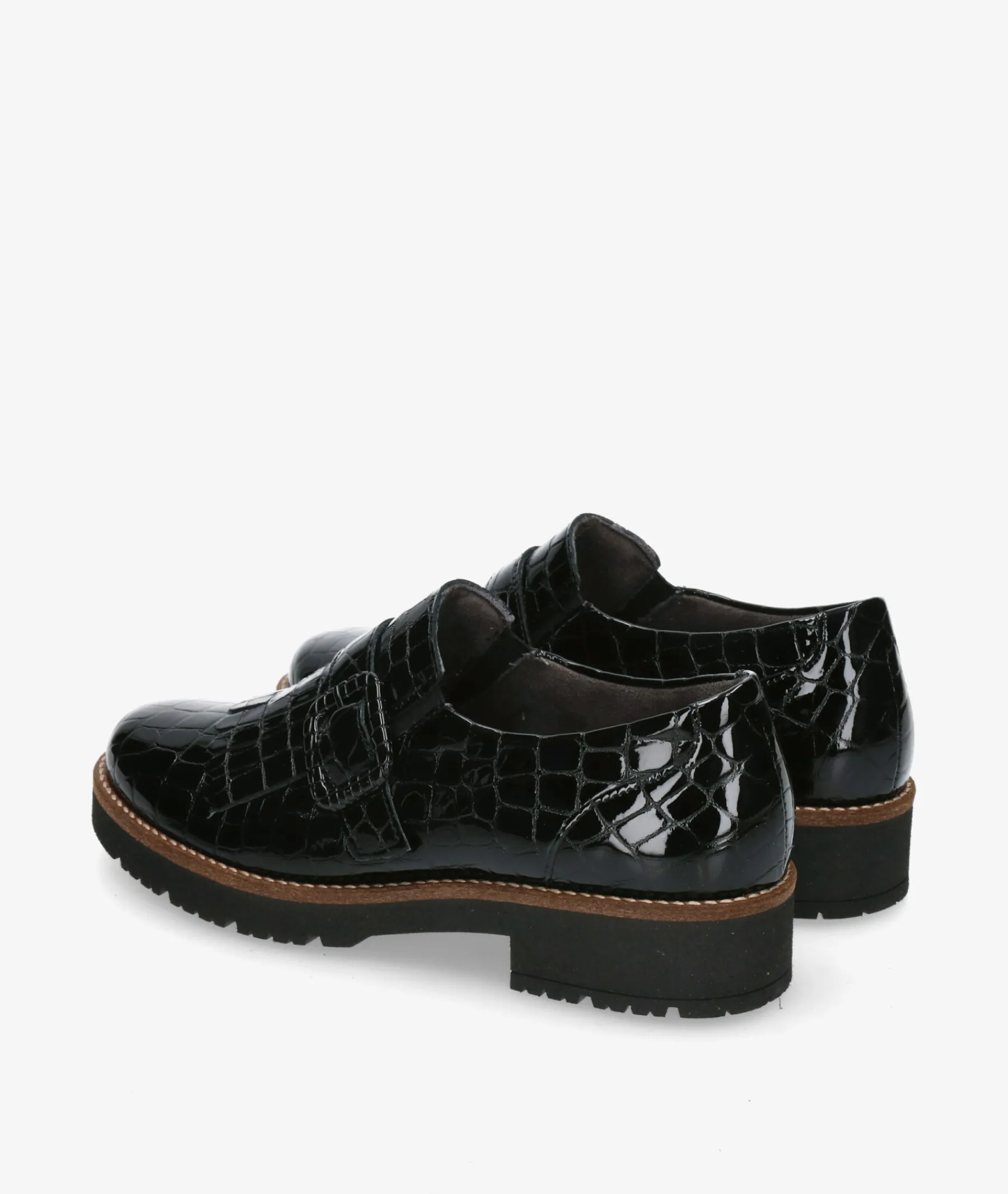 Mujer Pitillos Mocasines*Zapatos 10772 en charol