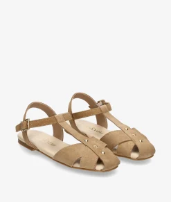 Mujer bloom&you Sandalias*Zapatos planos bloom&you CARMINA en serraje taupe