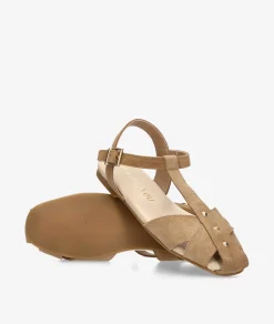 Mujer bloom&you Sandalias*Zapatos planos bloom&you CARMINA en serraje taupe