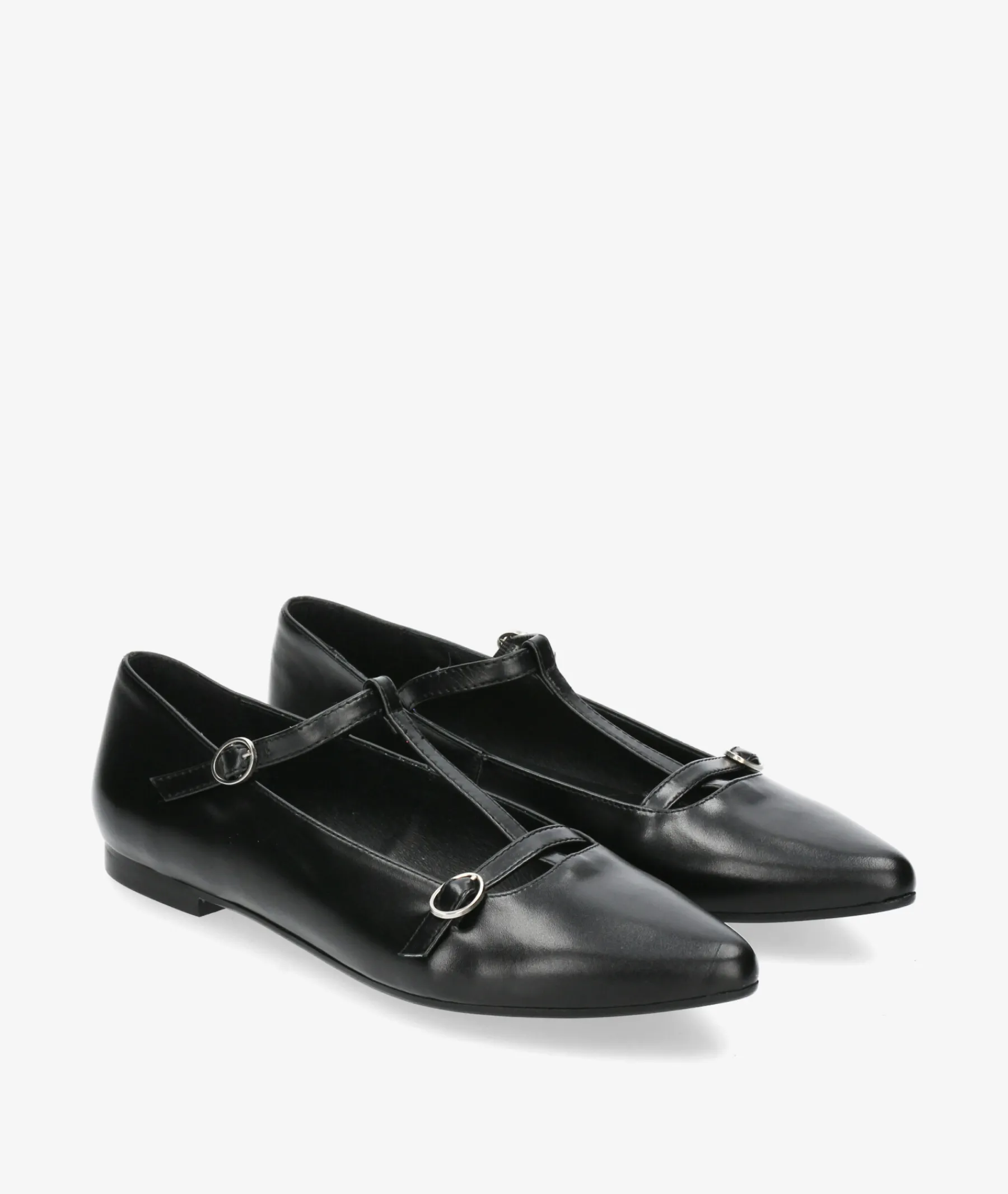Mujer Bryan Merceditas*Zapatos planos 23532 en negro
