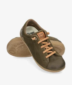Mujer Sunni Sabbi Bluchers Y Zapatos Con Cordones*Zapatos planos NANTAI 064 en caki