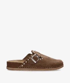 Mujer Walk & Fly Mules Y Zuecos*Zapatos Walk & Fly 7447-50561 en serraje taupe