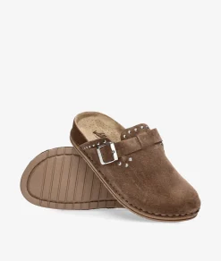 Mujer Walk & Fly Mules Y Zuecos*Zapatos Walk & Fly 7447-50561 en serraje taupe